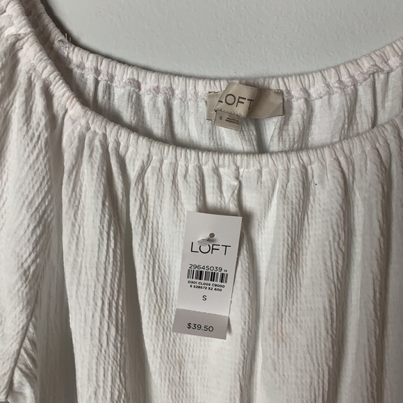 NWT - LOFT Peasant Top S - Picture 4 of 7